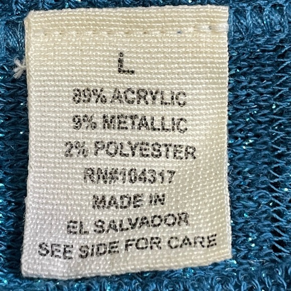 Allison Brittney sparkly 1/2 sleeve top - Picture 5 of 6